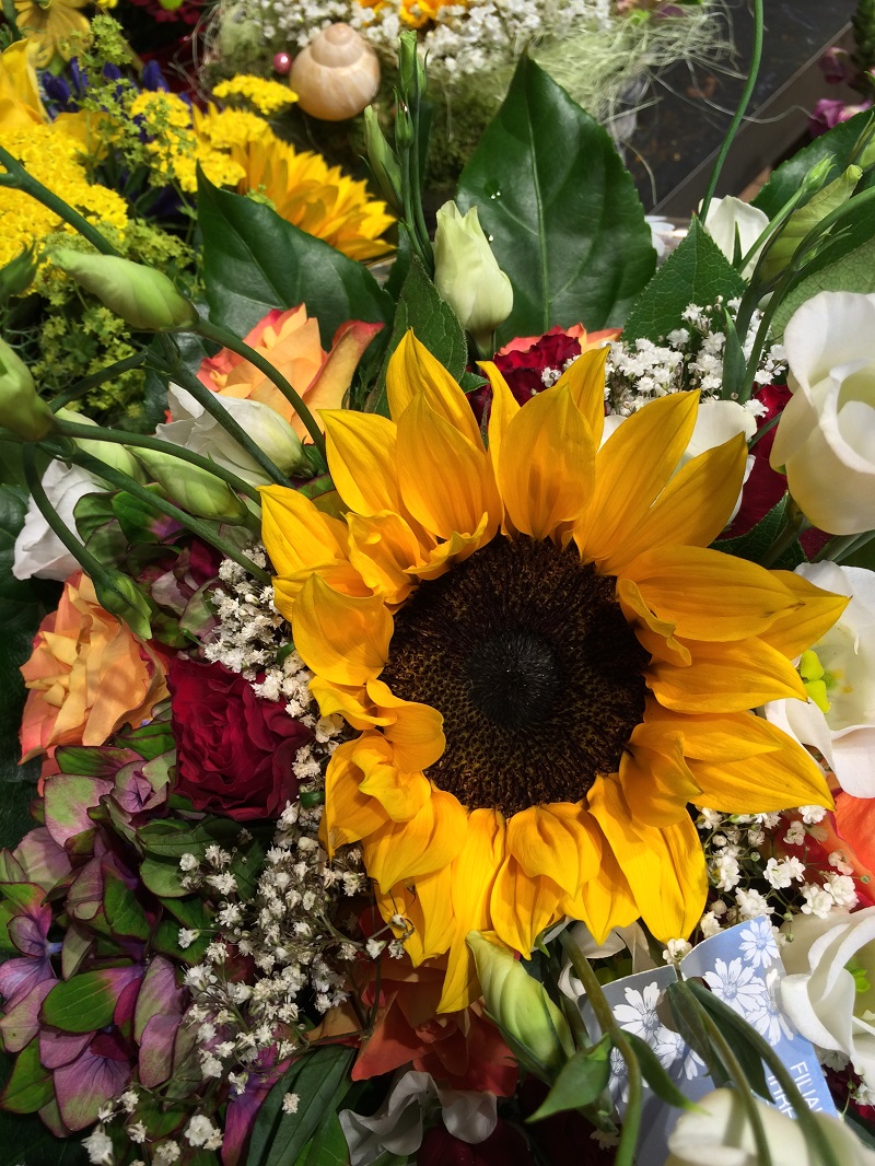 Hochzeit Brautstrauss Sonnenblume Wedding Wednesday BineLovesLife