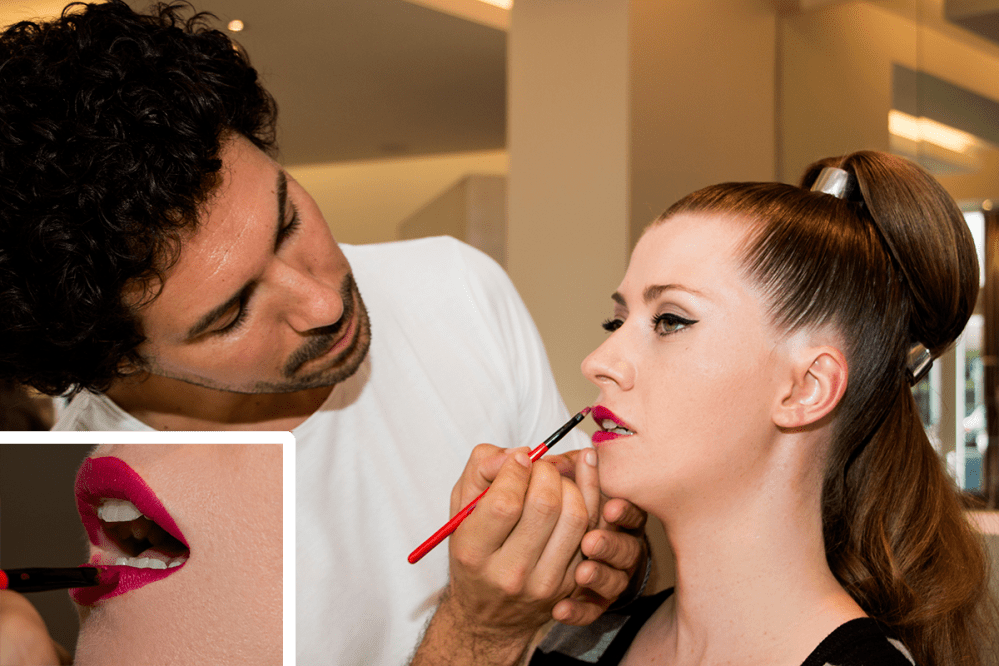 Modern Sexy Wedding Wonderful Makeup Lips to kiss BineLovesLife