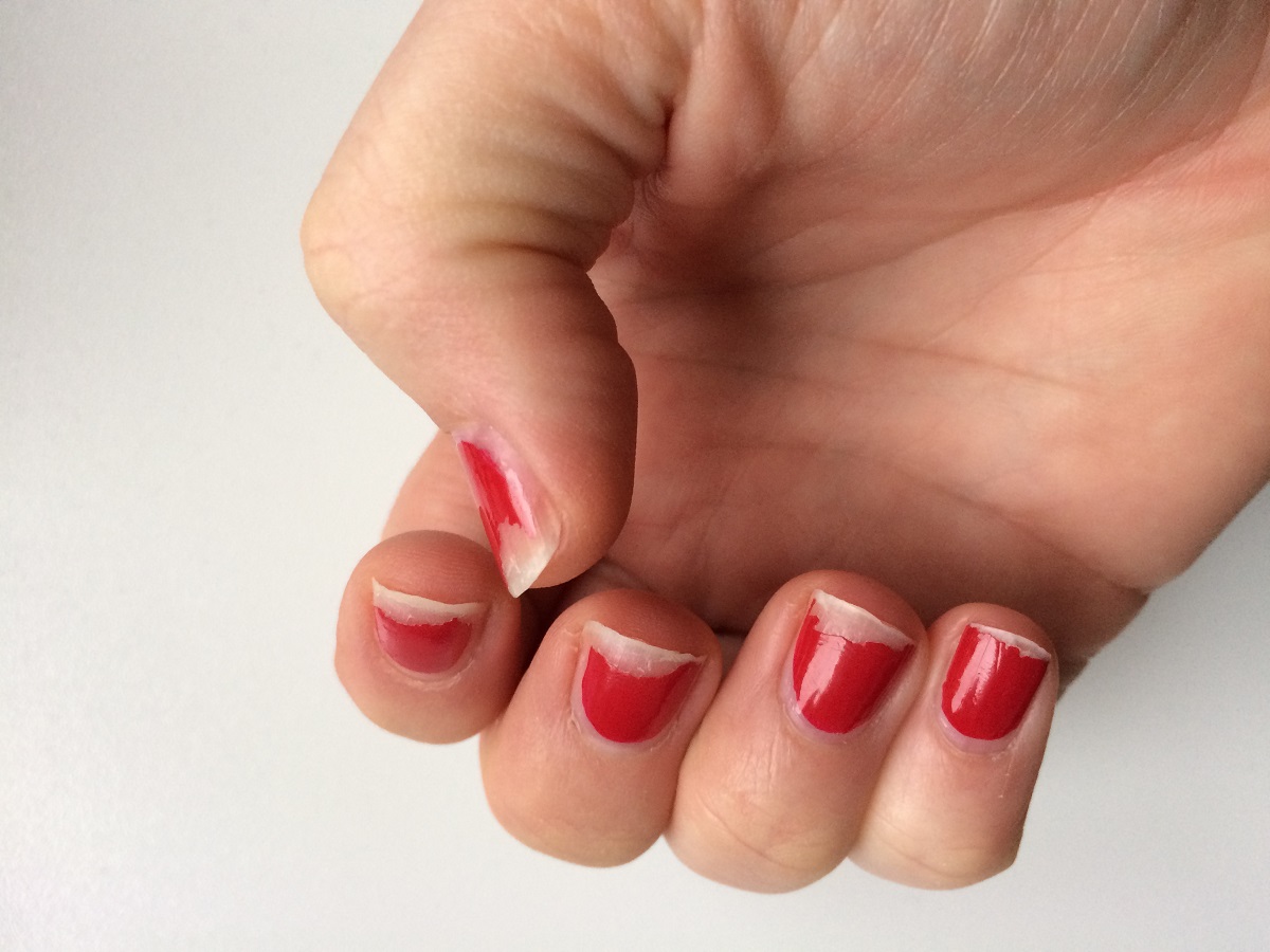 Sally Hansen Gel Nailpolish Result after 7 days BineLovesLife