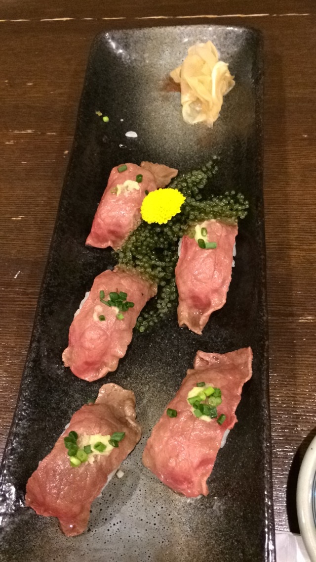 Miyakojima Beef Sushi Japan BineLovesLife