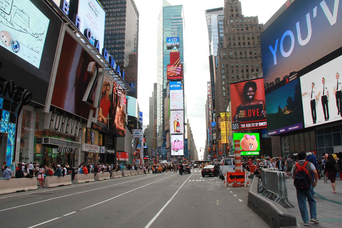 Times Square mit Baby BineLovesLife