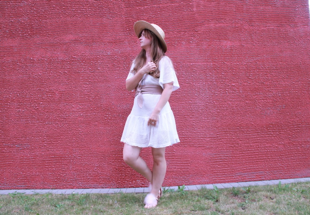 MamaStyleGuide Weißes Drehkleid BineLovesLife