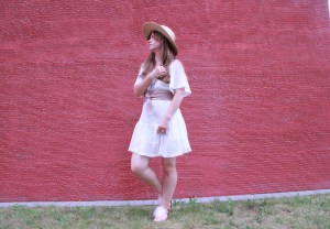 MamaStyleGuide Weißes Drehkleid BineLovesLife