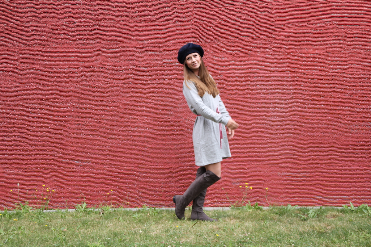 MSG Graues Kleid TrendyThursday BineLovesLife