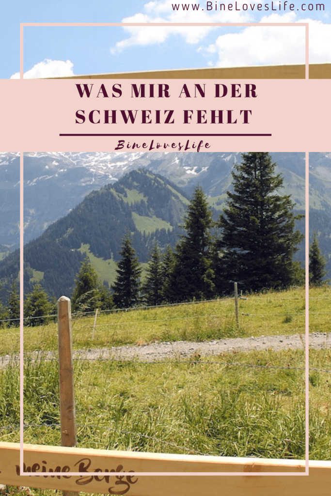 Was mir an der Schweiz fehlt BineLovesLife