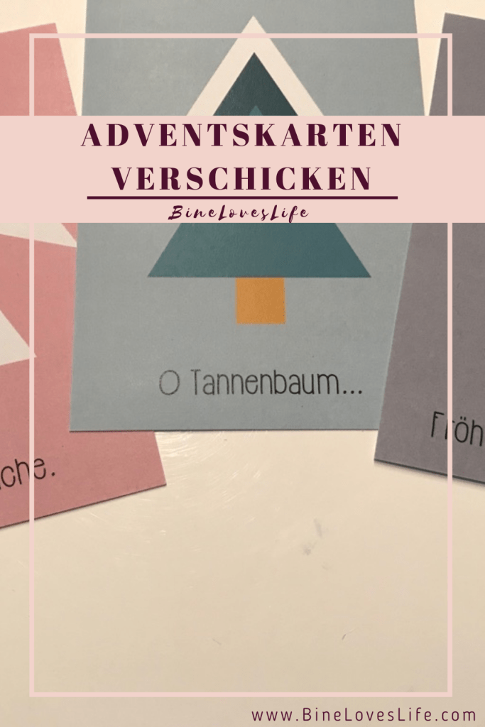 Adventskarten verschicken BineLovesLife