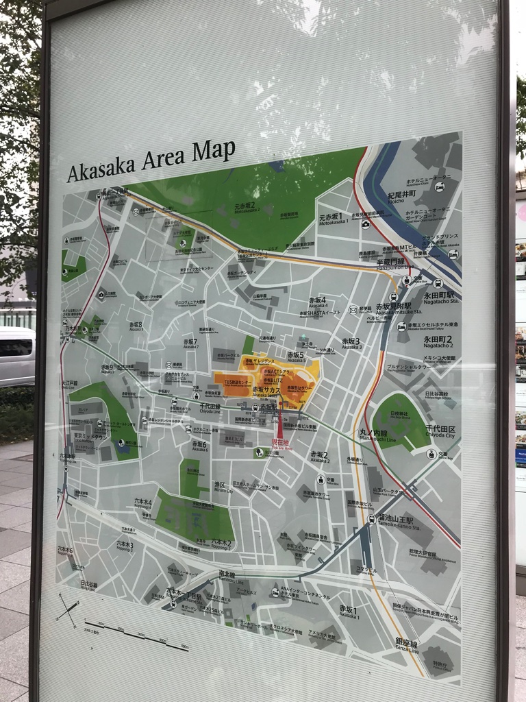 Akasaka Area Map BineLovesLife