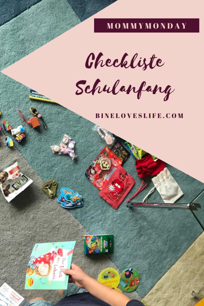 Checkliste Schulanfang Pinterest BineLovesLife