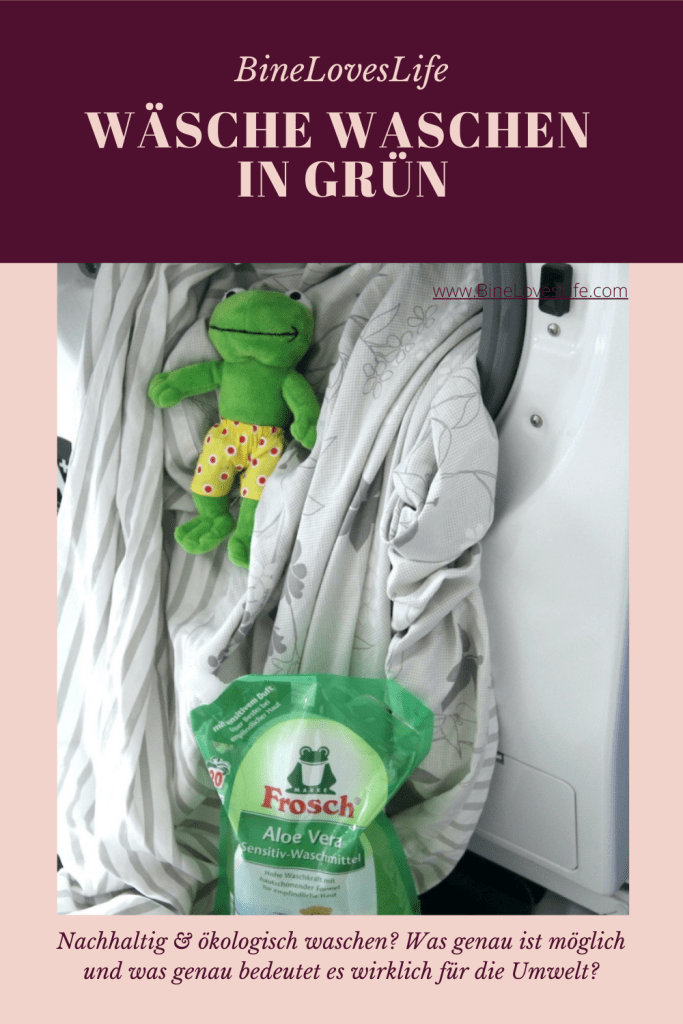 Nachhaltig Wäsche waschen BineLovesLife