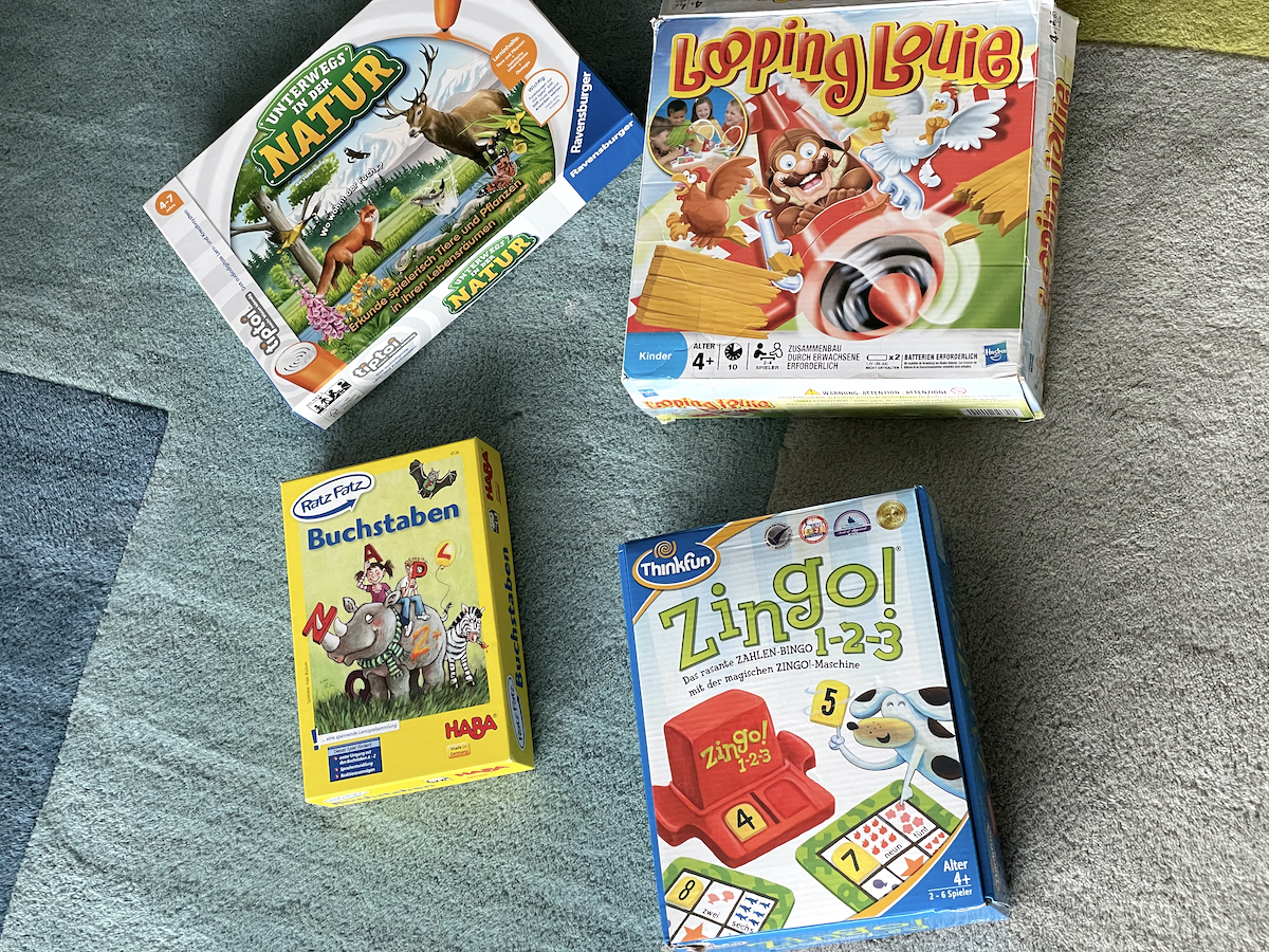 Wir spielen – Familienspiele für Kindergartenkinder