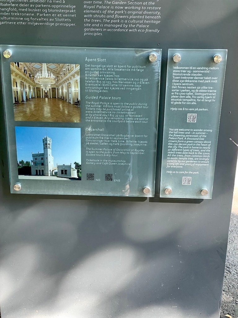 Schlosspark Oslo Norwegen BineLovesLife